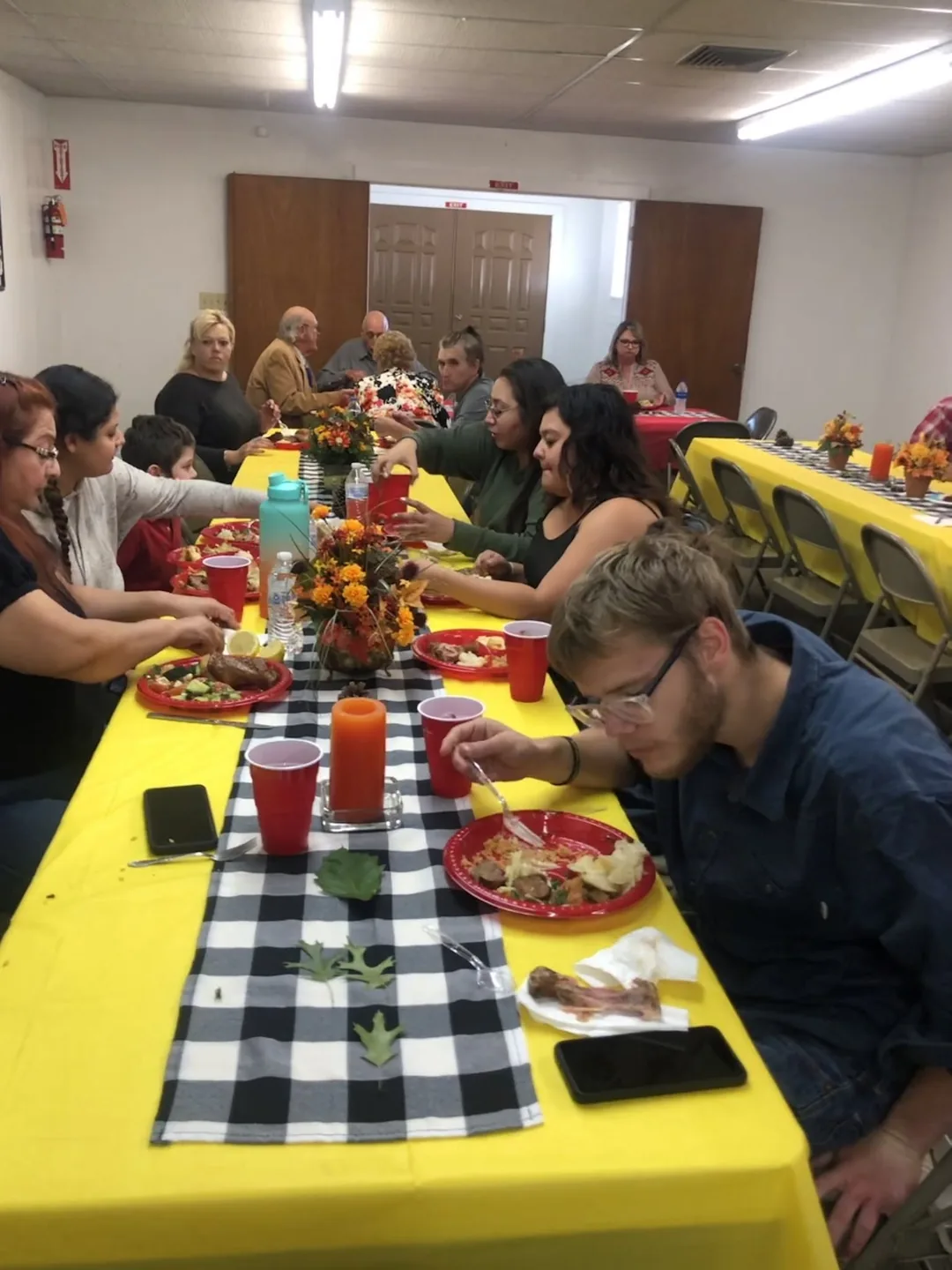 Fellowship over a meal