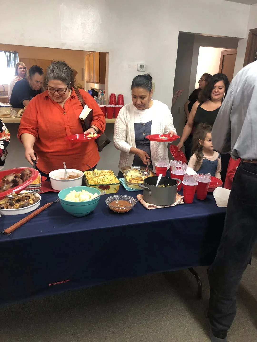 Preparing a shared meal